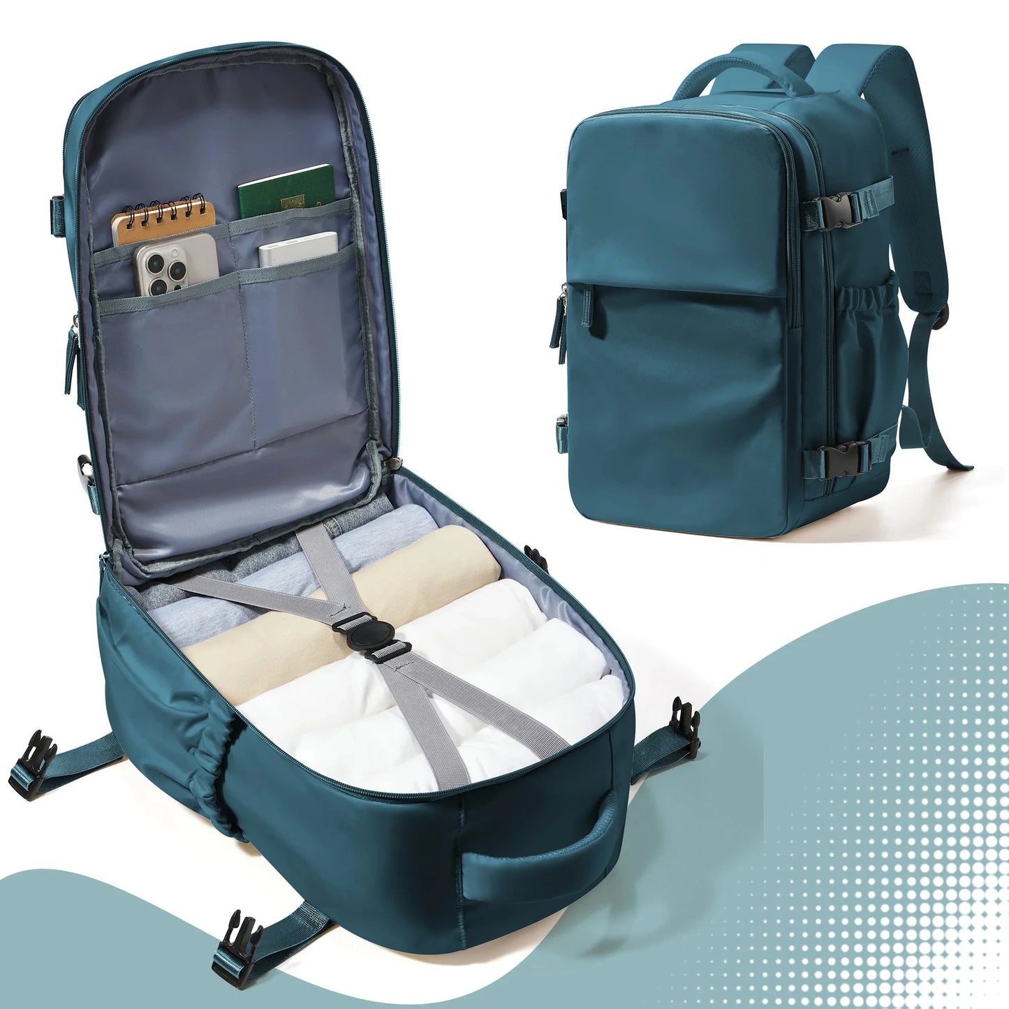Mochila 40x20x25 Ryanair cabine viagem