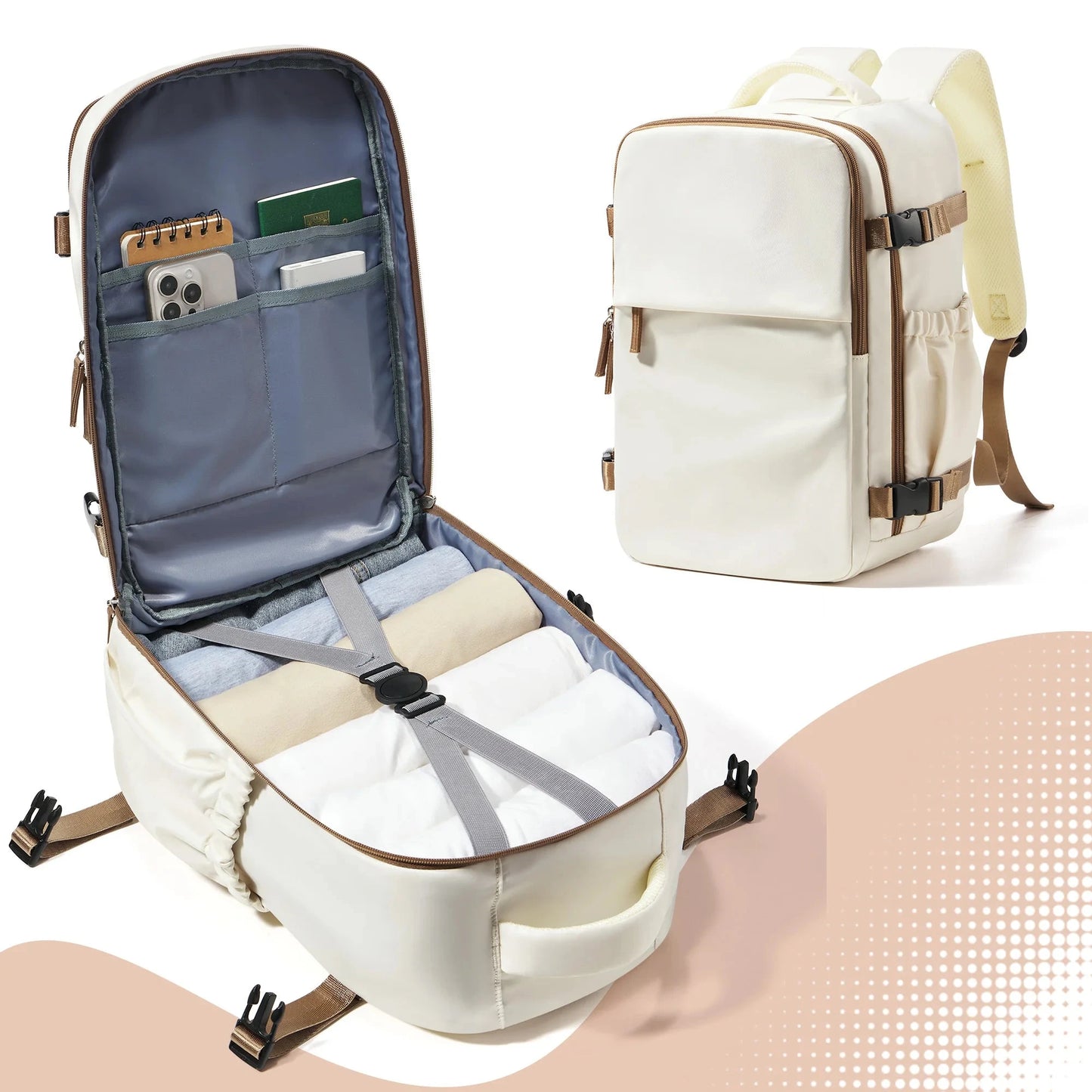 Mochila 40x20x25 Ryanair cabine aviao
