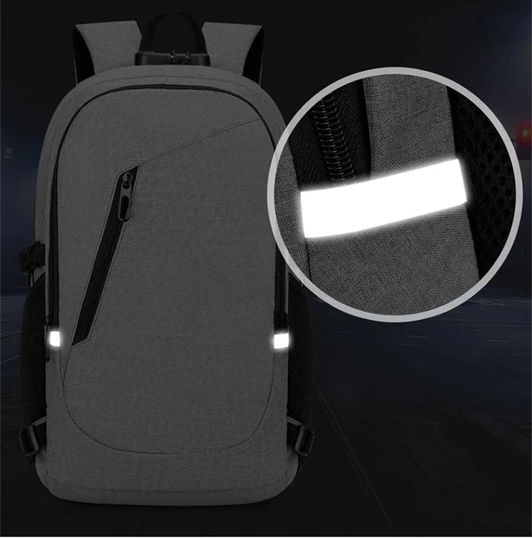 mochila anti-furto com codigo
