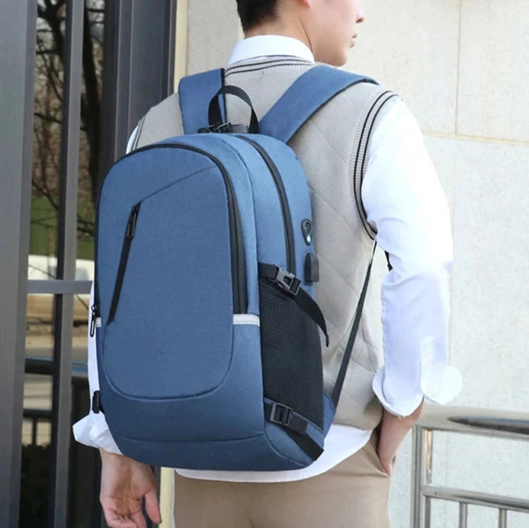 mochila anti furto com codigo homem