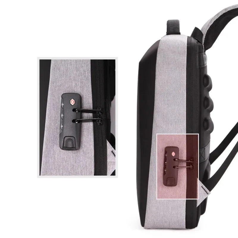 mochila anti furto com usb