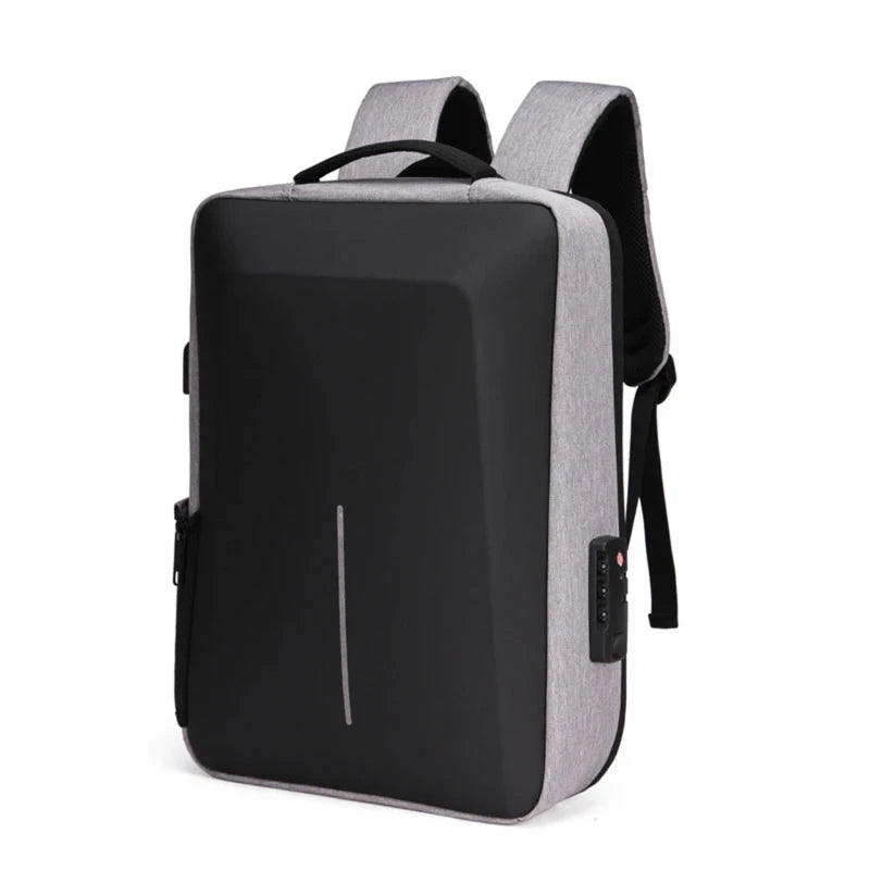 mochila anti roubo com usb homem