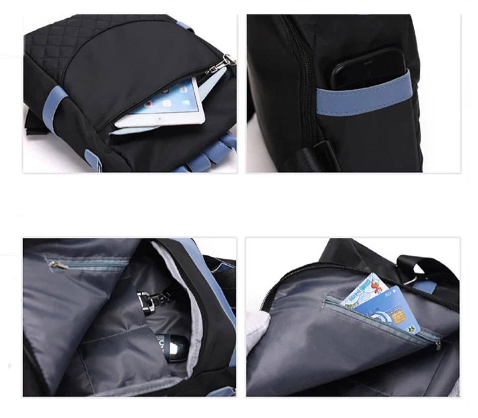 Mochila Anti-Roubo Feminina preta