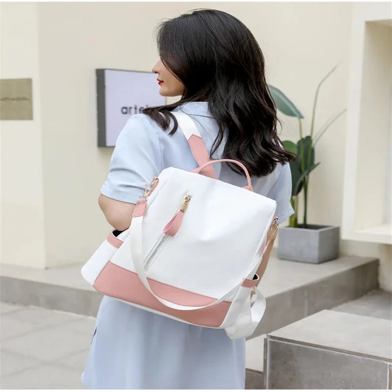 mochila anti-furto senhora