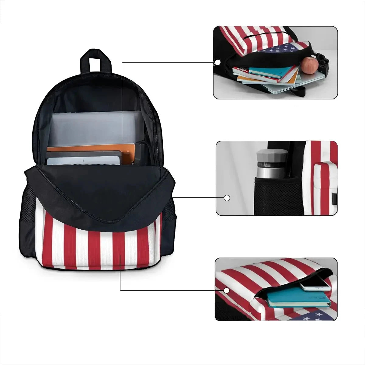 Mochila Bandeira dos Estados Unidos americana