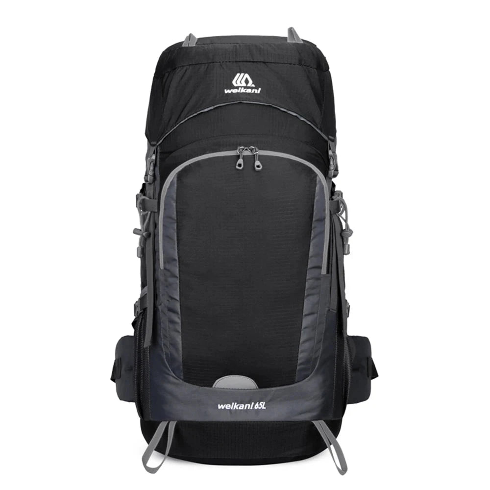 mochila campismo 65l preta