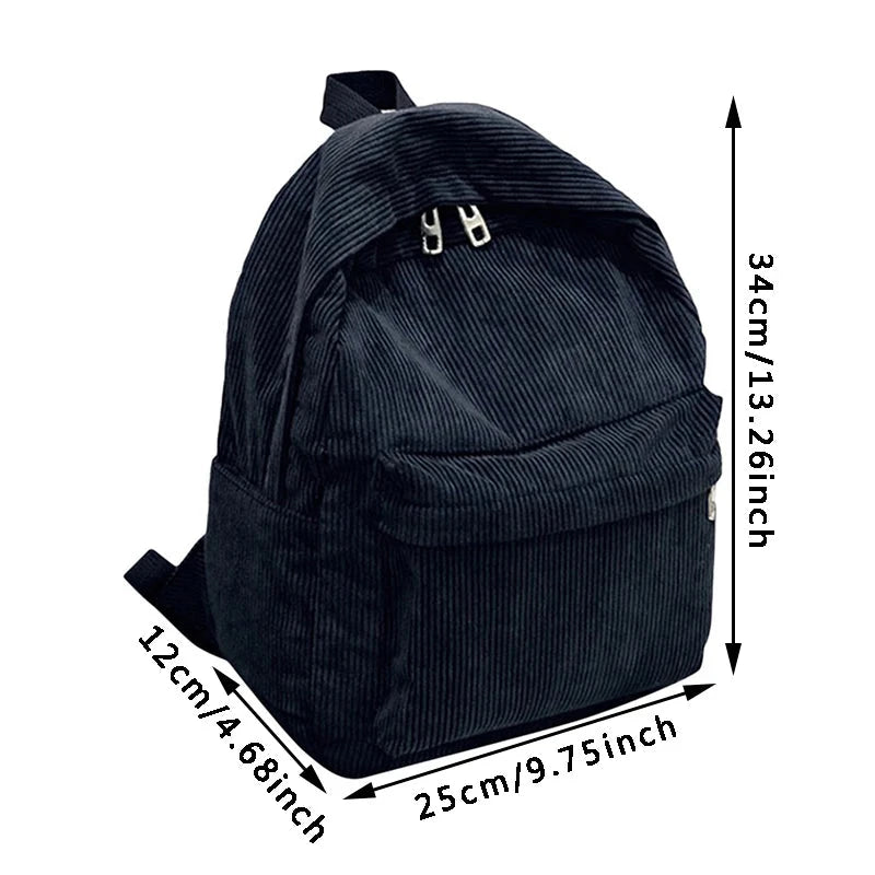Mochila escolar de Veludo