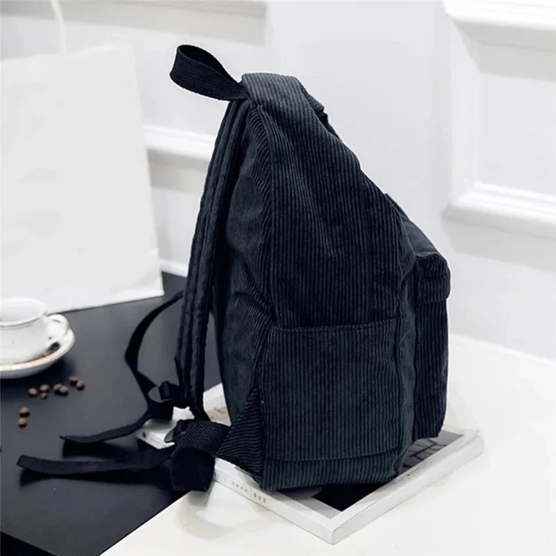 Mochila de Veludo cotelé Escolar