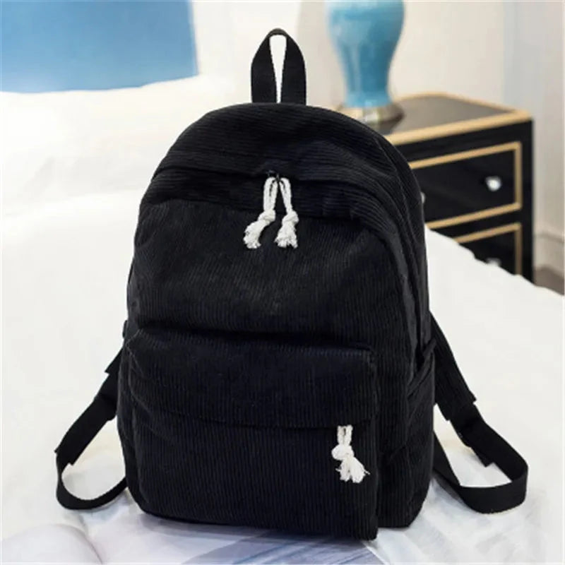 Mochila Veludo preta