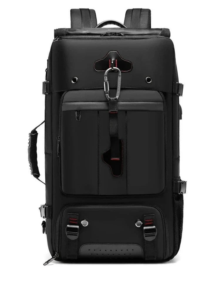 mochila de viagem 75L preto