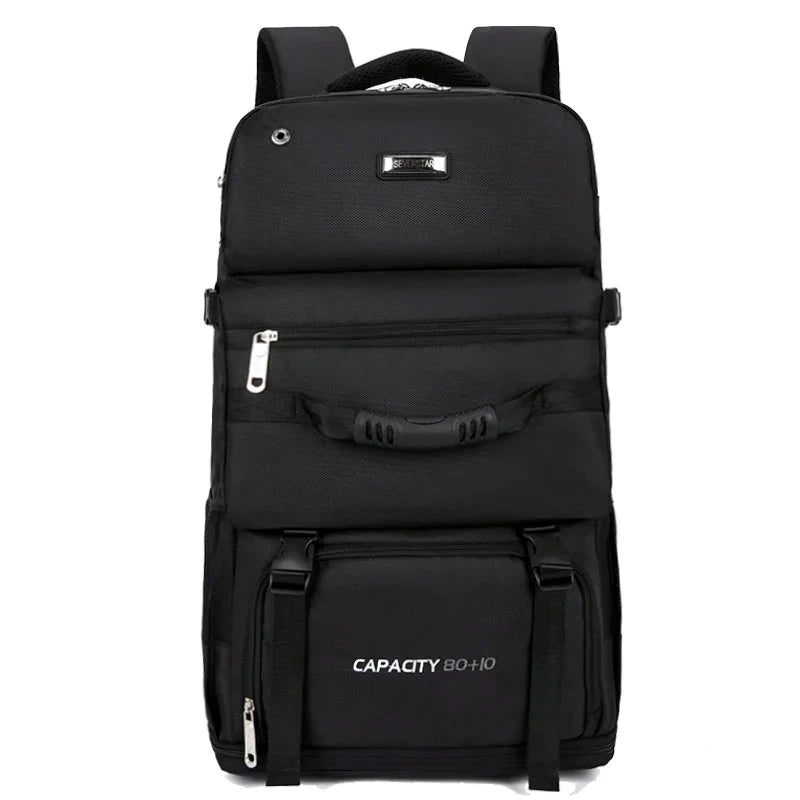 mochila de viagem 90L preta