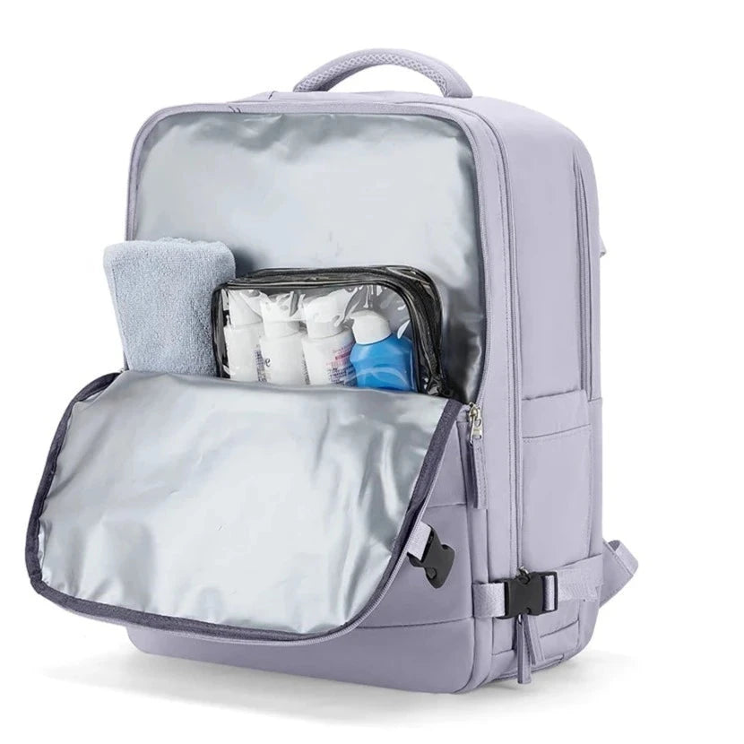 mochila de viagem cabine avião 40x20x25 cm