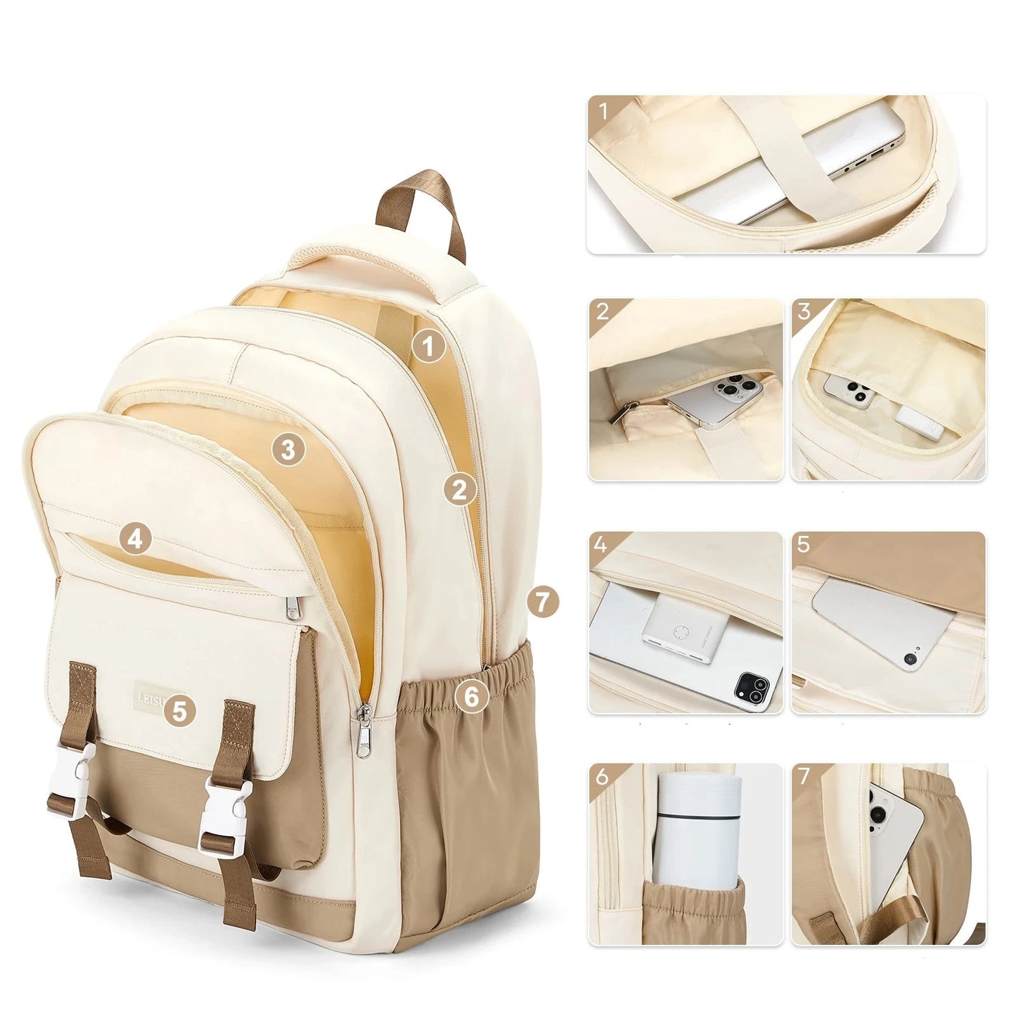 Mochila Escolar Feminina Jovem portatil