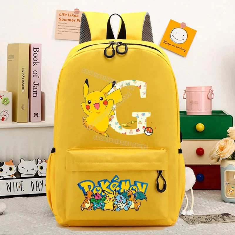 Mochila Personalizada Escolar do Pokémon Pikachu