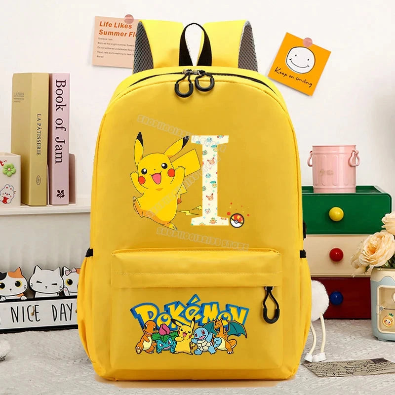 Mochila Pikachu Personalizada Escolar do Pokémon
