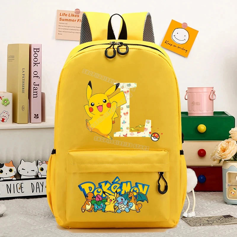 Mochila Pikachu Personalizada Escolar Pokémon criança