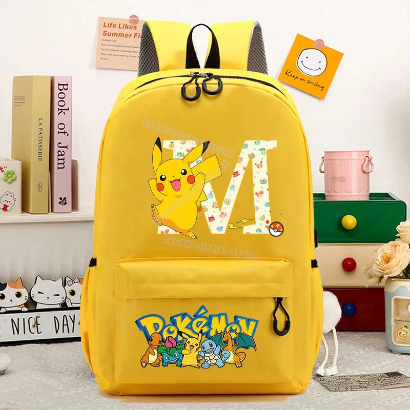Mochila criança Pikachu Personalizada Escolar Pokémon