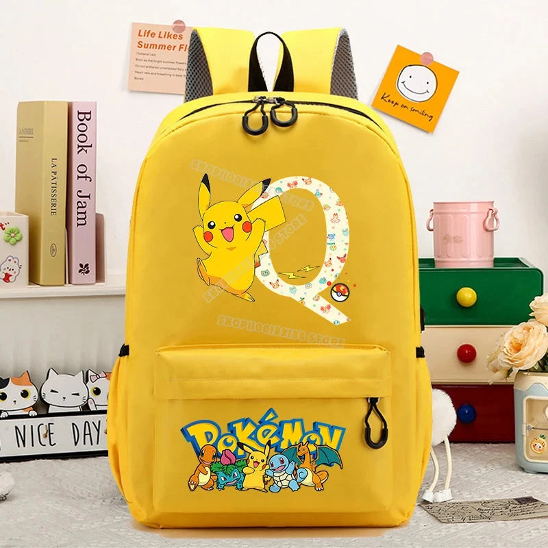 Mochila Pikachu Personalizada Pokémon Escolar