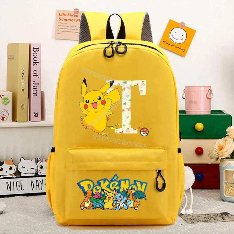 Mochila Pikachu Personalizada Pokémon Escolar criança