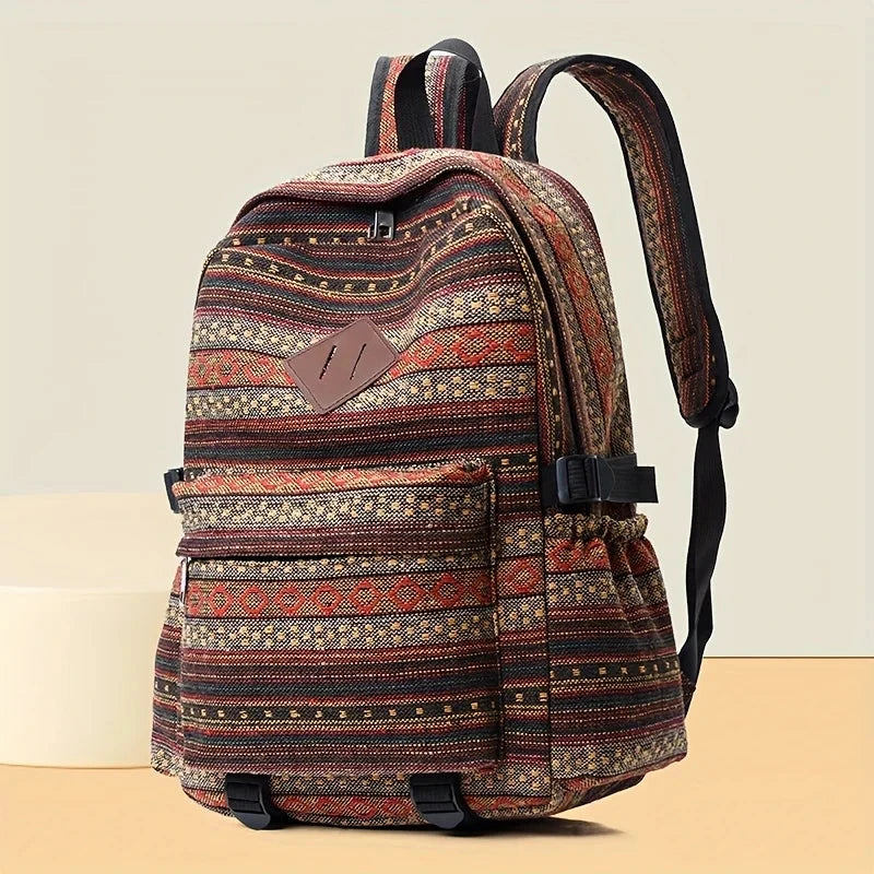 mochila estampa etnica