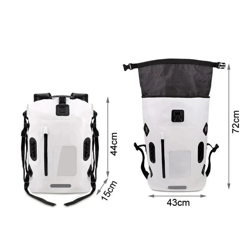 mochila estanque 30 litros branca