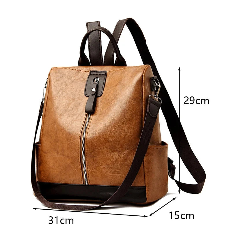 mochila mulher vintage anti roubo retro