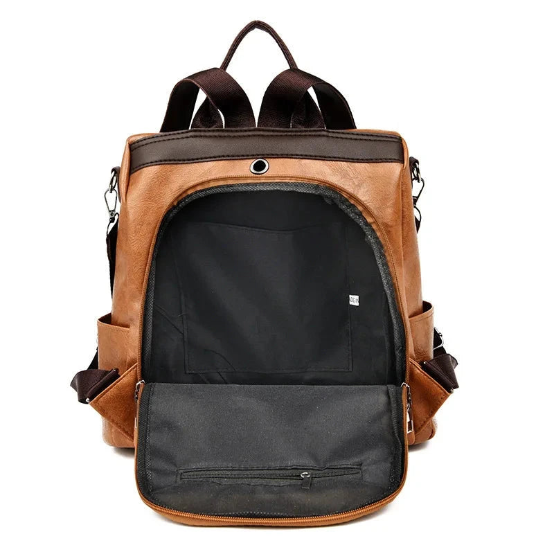 mochila de mulher vintage anti roubo