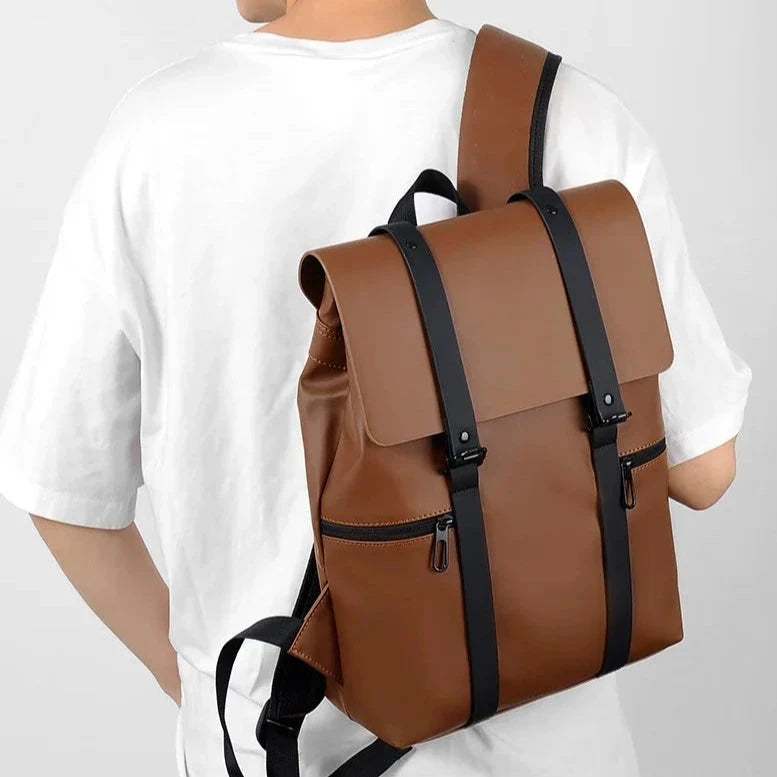 mochila impermeavel minimalista homem