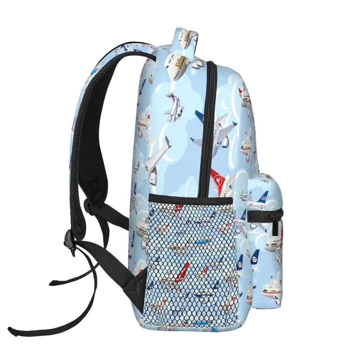 Mochila Infantil Aviões escolar