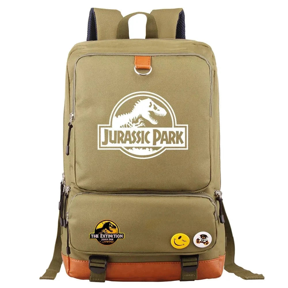 mochila jurassic park escolares