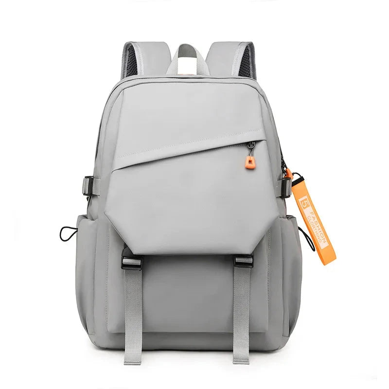 mochila lifestyle impermeável cinzenta