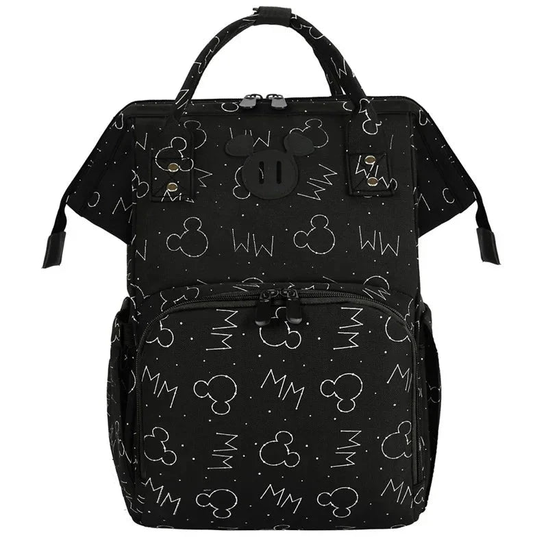 Mochila Mickey Maternidade preta