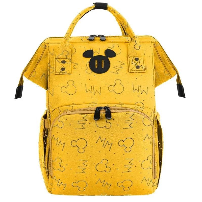 Mochila do Mickey Maternidade amarela