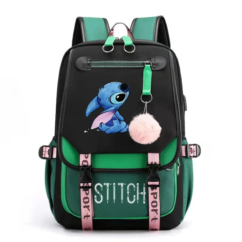 mochilas stitch feminina escolares