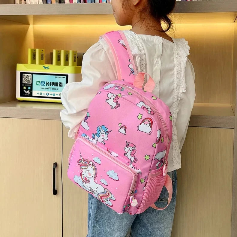mochila unicornio jardim de infancia menina