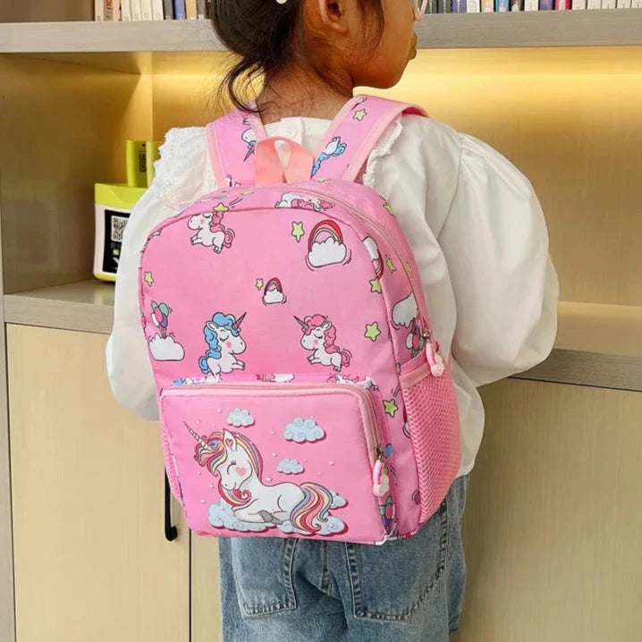 mochila unicornio jardim infancia