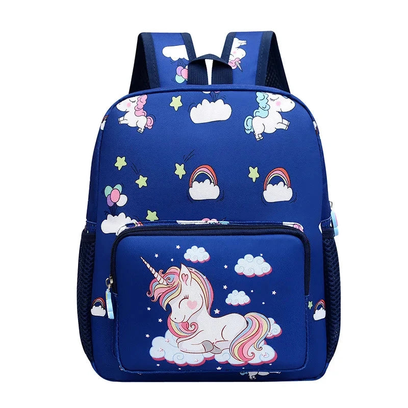 pequena mochila unicornio jardim de infancia