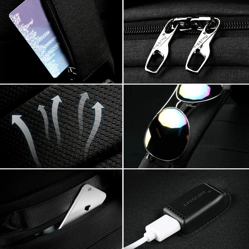 Mochila Anti-Roubo usb codigo