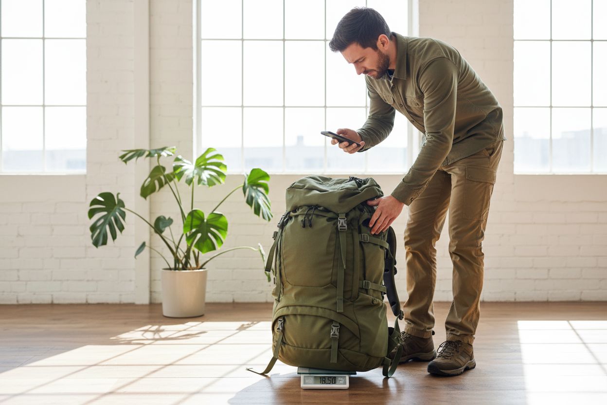 calcular peso mochila