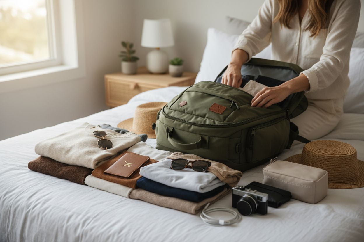 o que levar na mochila de viagem feminina