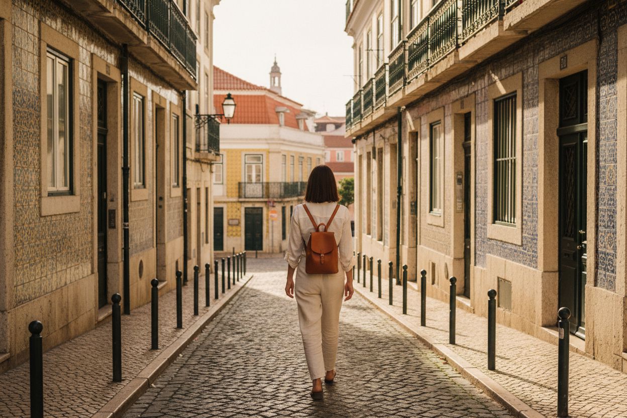 mochila pequena senhora