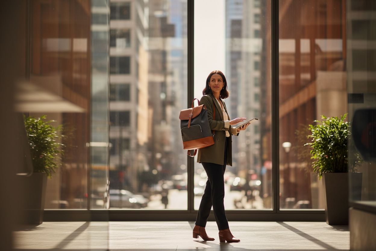 mochila trabalho feminina