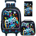 Conjunto Mochila Escolar Trolley Gaming com Estojo e Lancheira