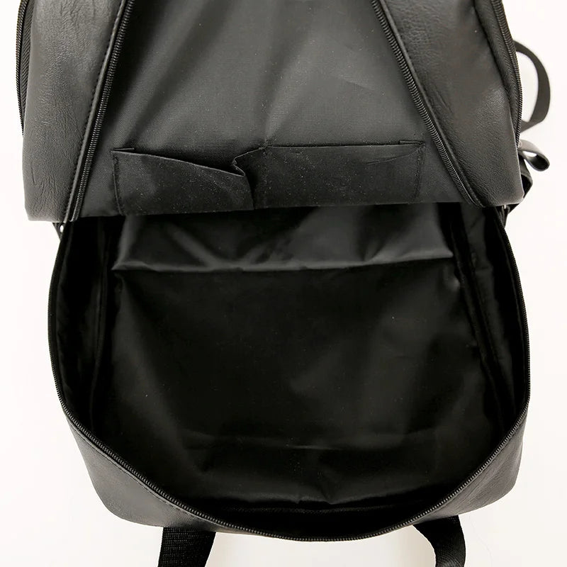 mochila retro vintage homem preto