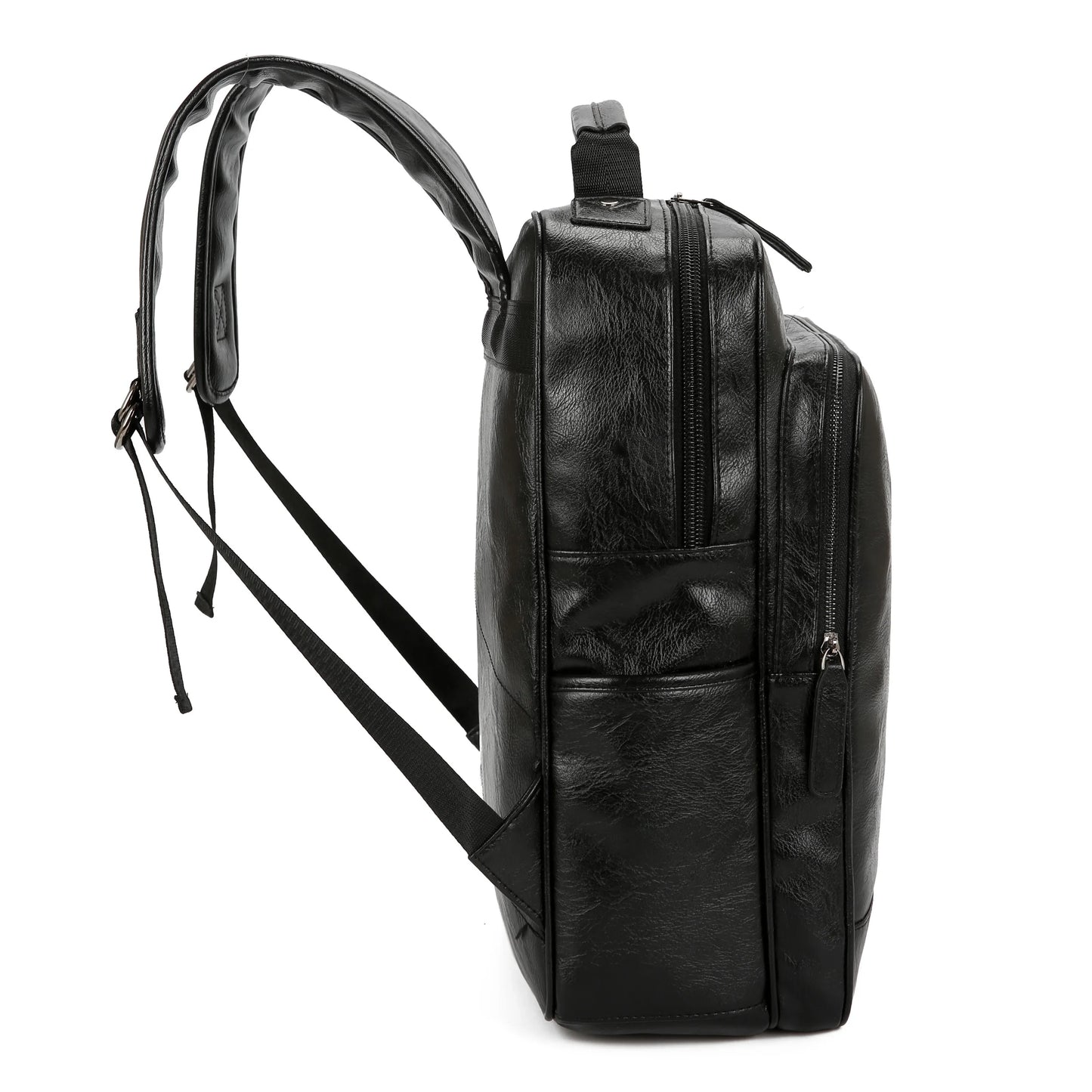 mochila de trabalho em pele homem casual masculina