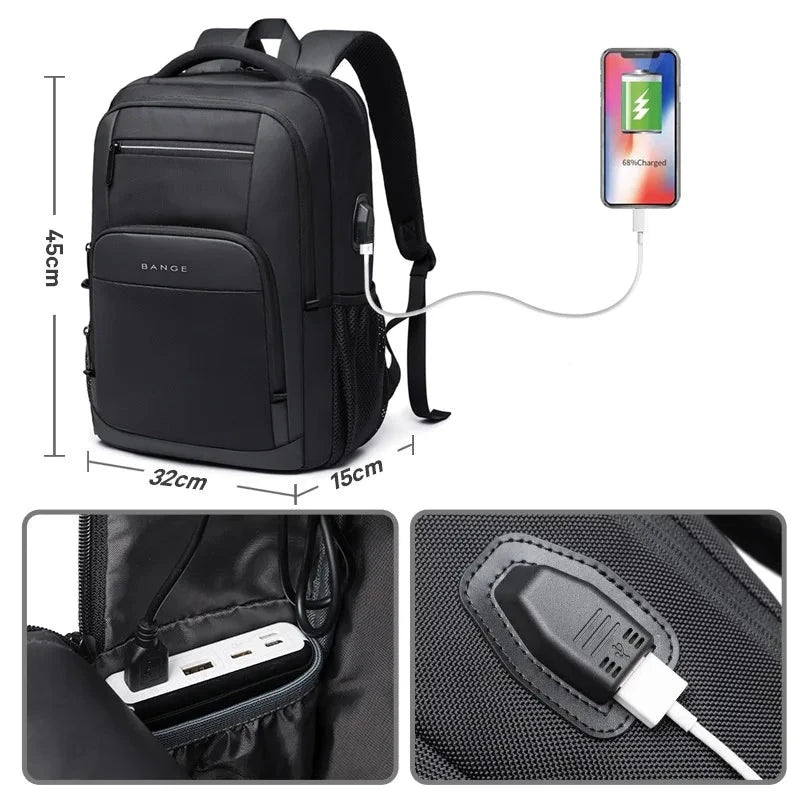 mochila para portatil homem 15.6 usb