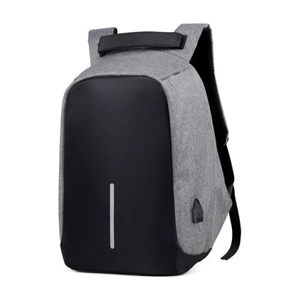 mochila anti roubo fecho escondido para portatil 15.6