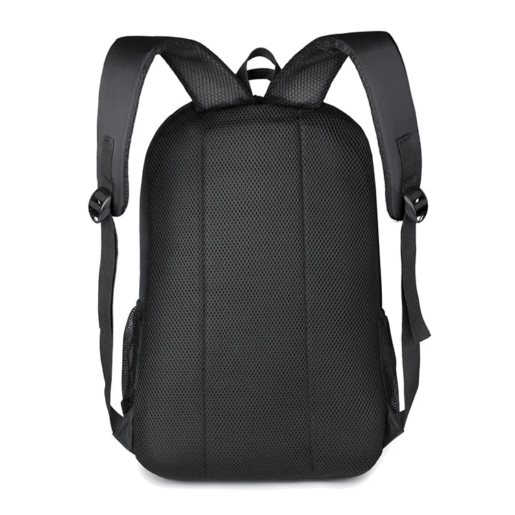 Mochila de 3 Compartimentos Preta