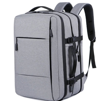 mochila para viagem cabine masculina cinza