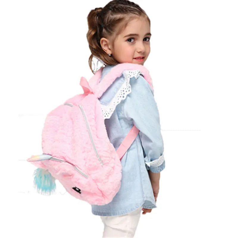 mochila infantil unicornio menina